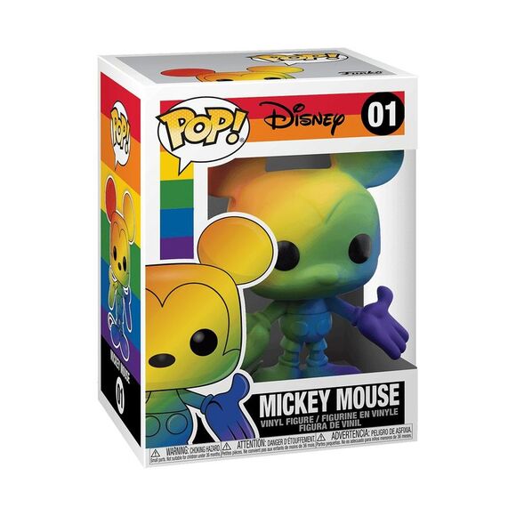 Funko POP! Pride Disney Mickey Mouse 3.75" Vinyl Figure (#01) - Picture 2 of 3